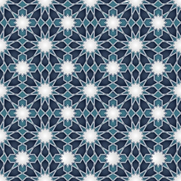 アラビア語の飾りのシームレス パターン — ストックベクタ
