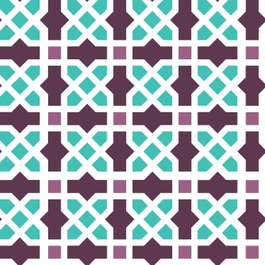 Arapça süsleme seamless modeli