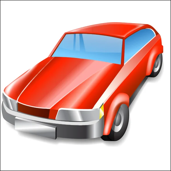 Rotes Auto — Stockvektor