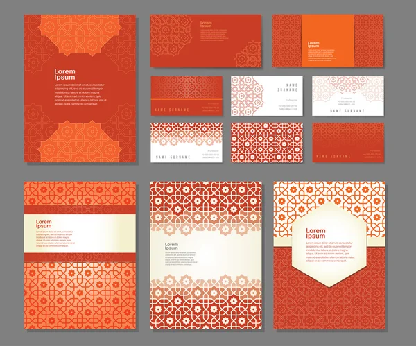 Afiş ve ziyaret kartları şablonları