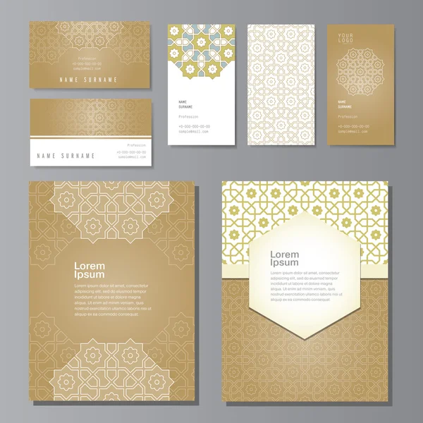 Afiş ve ziyaret kartları seti