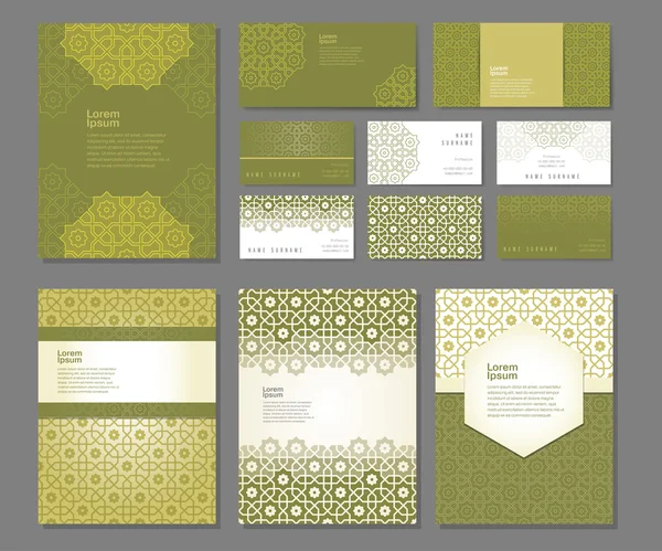 Afiş ve ziyaret kartları seti