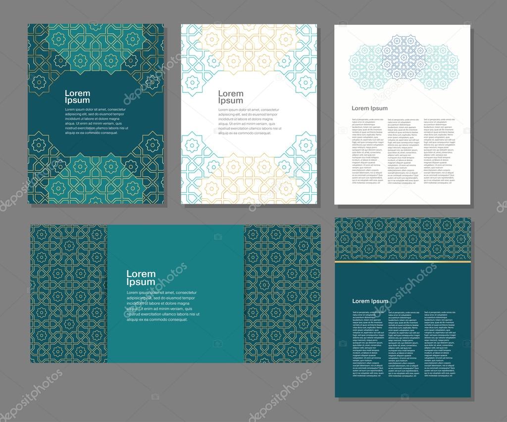 set of templates in arabic