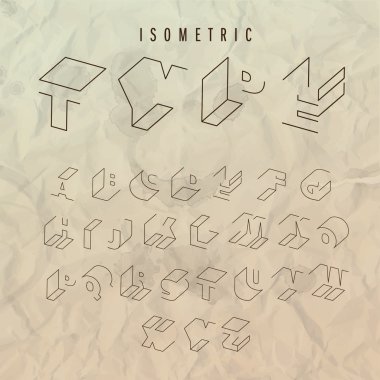 İzometrik anahat alfabesi