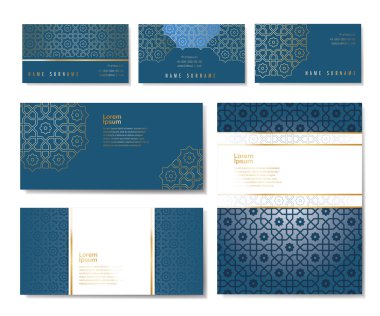 Şablonları kümesi afiş