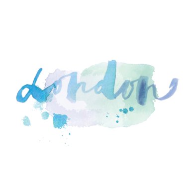 Londra suluboya kelime