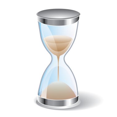 kum saati gerçekçi simgesi