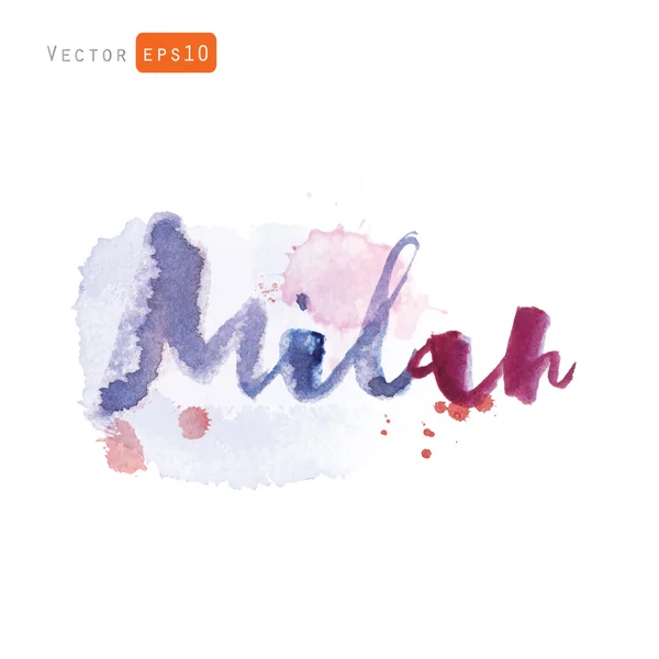 Milan suluboya kelime