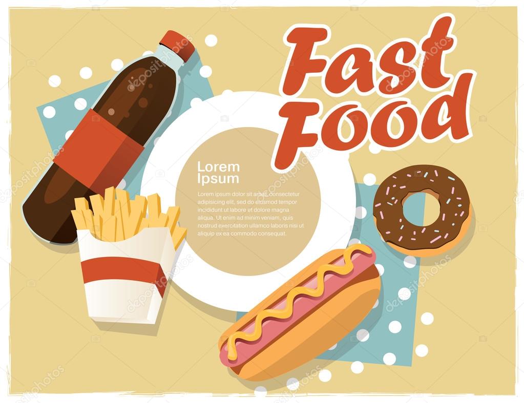 Fast food banner