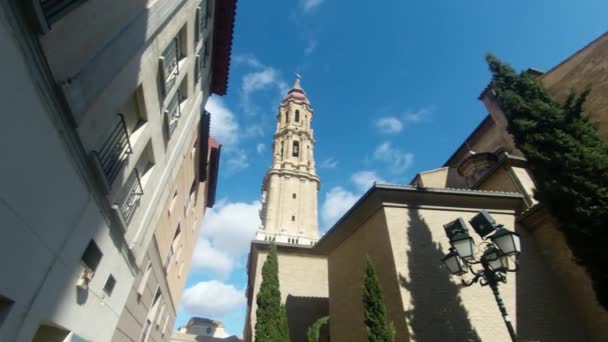 Церковная башня — стоковое видео