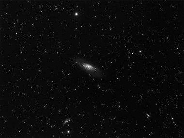 Spiral Galaxy M106 clipart
