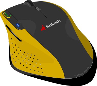 PC wireless mouse clipart