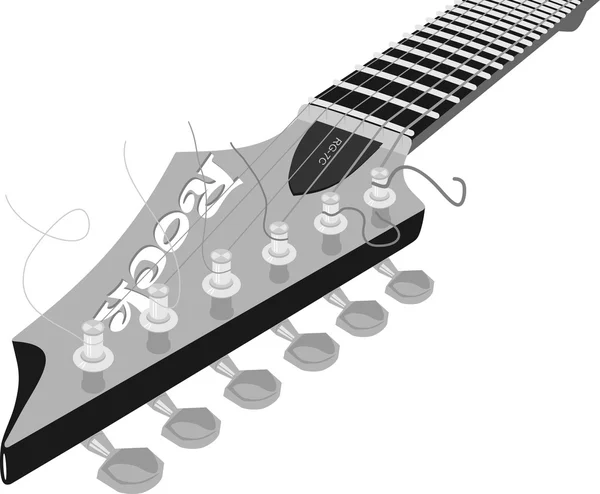 Hmatník hmatníku kytary — Stockový vektor