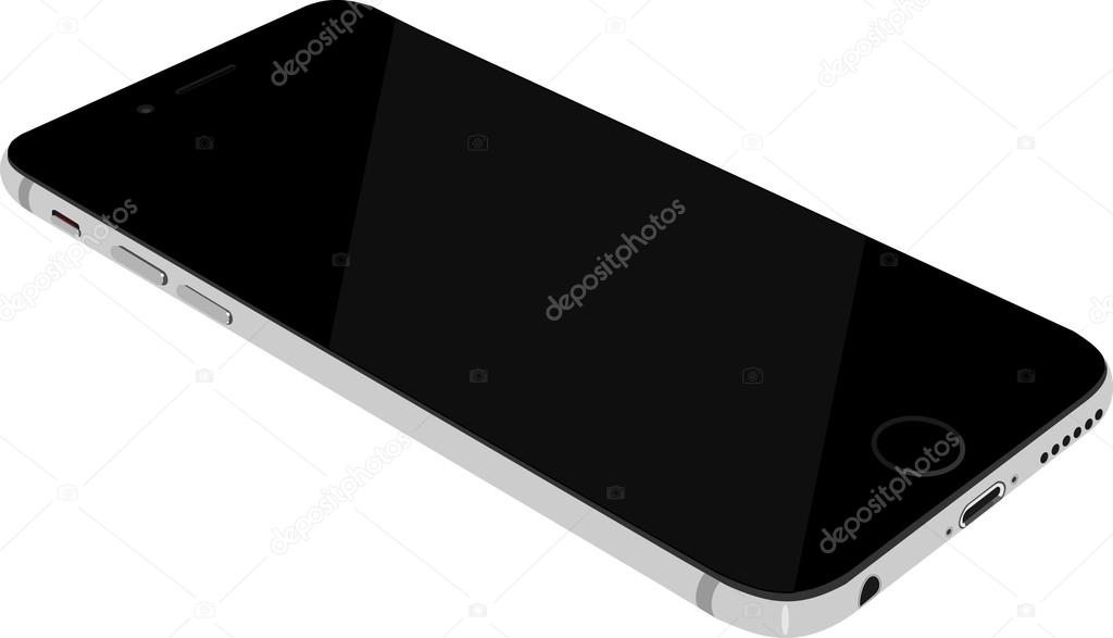 Smartphone  isolated on white