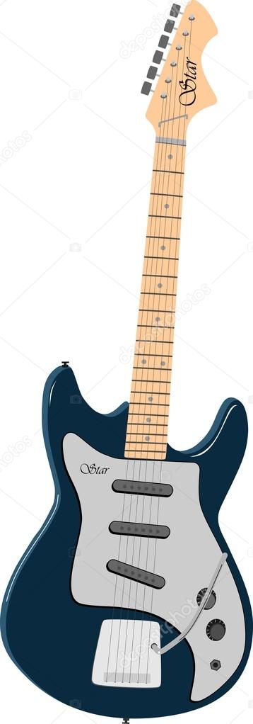 Solo electric guitar
