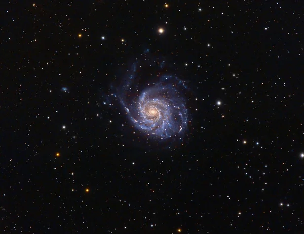 M101 Реальные фото Pinwhell Галактика — стоковое фото