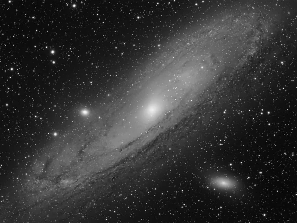 Большая галактика М31 в созвездии Андромеды — стоковое фото