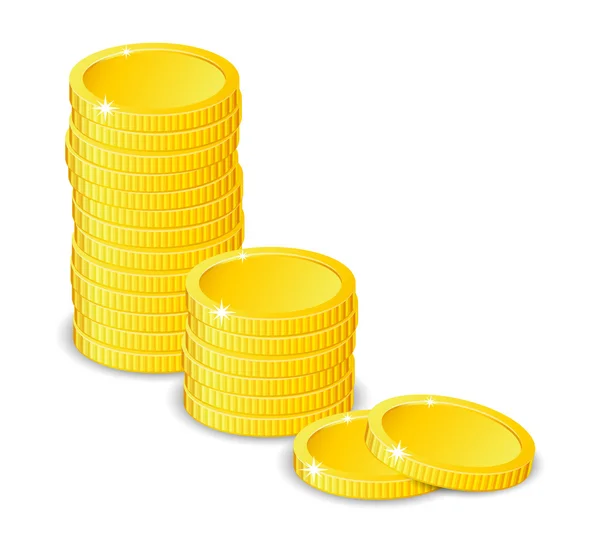 Coins — Stock Vector