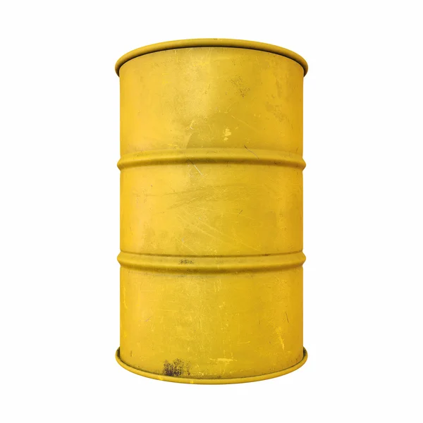 Yellow barrel — Stock Photo, Image