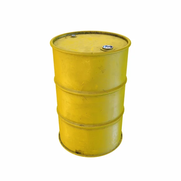 Yellow barrel — Stock Photo, Image