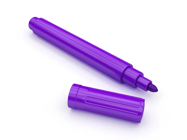 Фіолетовий маркер — стокове фото