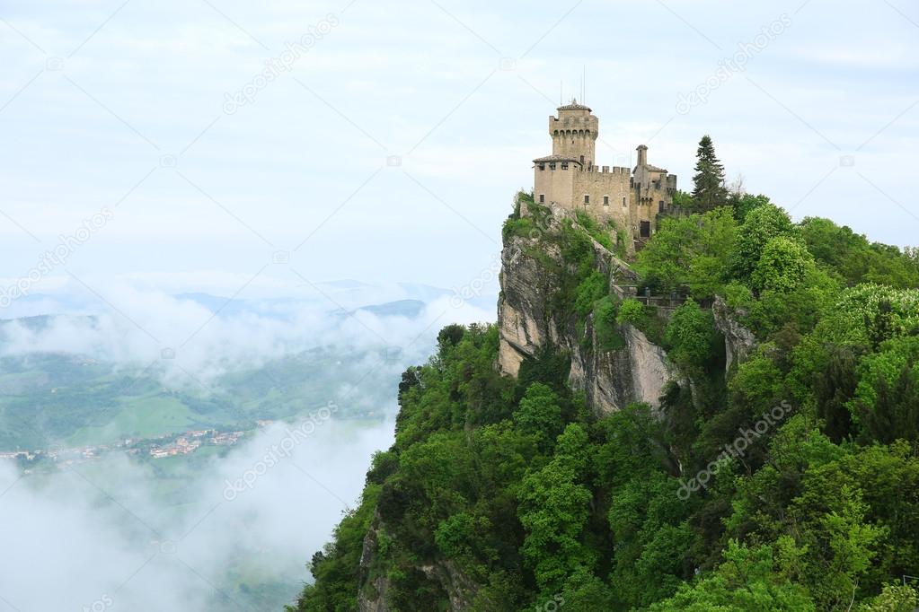Rocca della Guaita, the most ancient fortress of San Marino, Ita