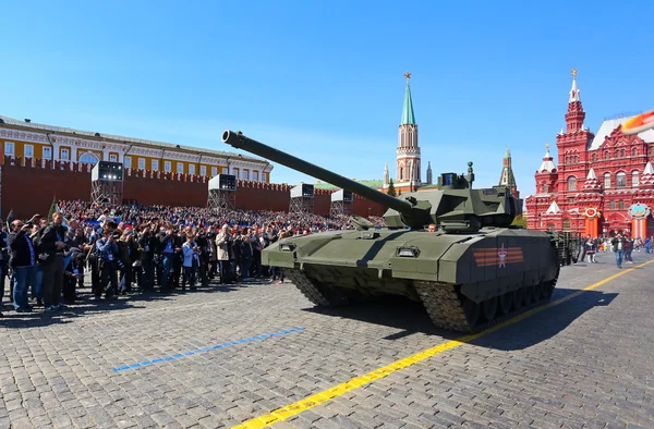 MOSCOU, RUSSIE - 07 MAI 2015 : Répétition du défilé en l'honneur de V — Photo