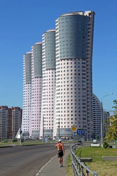 New apartment house in Moscow — Stock Photo, Image