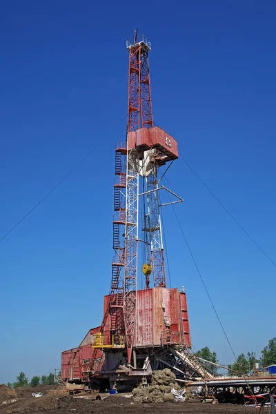 Oil drilling rig. Oil industry equipment. — Stock Photo, Image