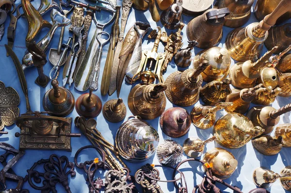 Vintage bells and keys — Stock Fotó