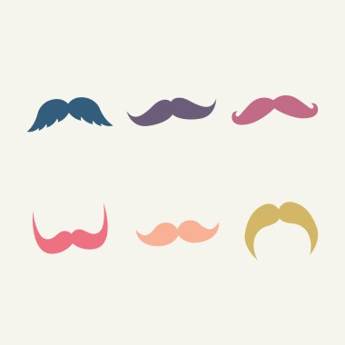 Bıyık Icons Set