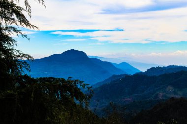 Paisaje de la Sierra de Zongolica en el estado de Veracruz, Meksika.