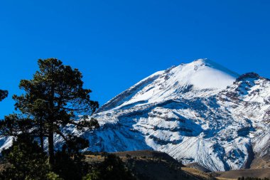 El Pico de Orizaba, la montaa ms alta de Mxico se cubre por un manto blanco de nieve de vez en cuando, esta hermosa montaa es una the natural protgida. 