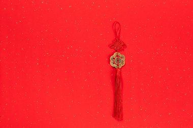 Çin Yeni Yıl Düğümü ve Bahar Festivali için Bakır Para Dekorasyonu