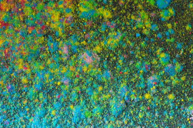 Renkli toz makrosu kapat