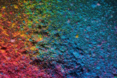 Renkli toz makrosu kapat