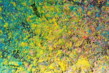 Renkli toz makrosu kapat