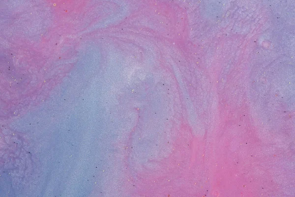 Hand Painted Background Mixed Pink Blue Paints Abstract Fluid Acrylic — Stock Photo, Image