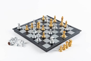  Fikirler ve rekabet ve strateji için satranç tahtası oyunu, fikirler ve rekabet ve strateji için iş kavramsal satranç tahtası oyunu,