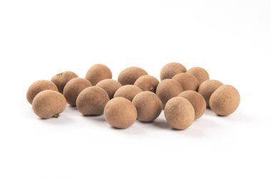 Kurumuş Longalılar beyaz arkaplanda izole edilmiş