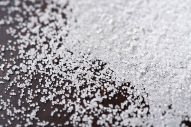 Tuz arkaplanını kapat. Doğal tuz.