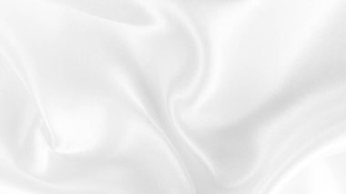 Soyut beyaz ipek kumaş dokusu arkaplanı. Kumaş yumuşak dalga. Saten hazineleri.