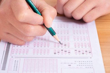 Cevap sayfalarında seçili kalem çizimi