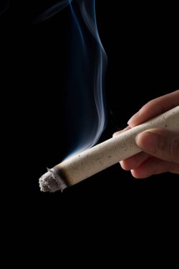 Profesyonel moxa çubuğuna yakın durun.