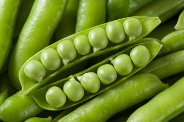 taze bezelye arkaplan dokusu üst görünümü