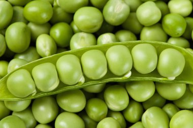 taze bezelye arkaplan dokusu üst görünümü