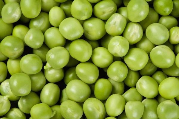 Fresh Green Peas Background Texture Top View — Stock Photo, Image