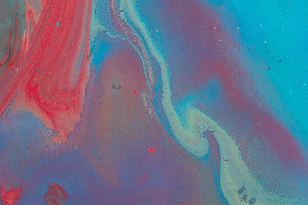 Цветной Абстрактный Жидкий Шаблон Фон Color Смешивания Красок — стоковое фото