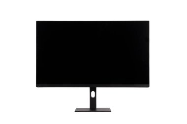 Bilgisayar monitörü beyaz arkaplanda izole edildi