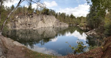 Terk edilmiş sular altında ocağı Rampa